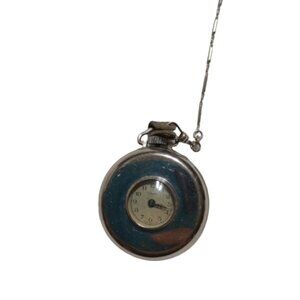40's 50's Vintage Pocket Watch Luxury Mechanical Blue